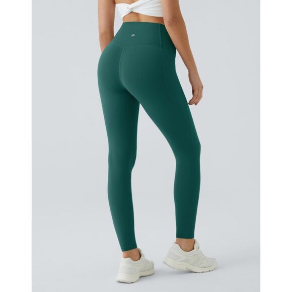 Halara So Cinched Tummy Control Shaping UltraSculpt Leggings Pockets Sz XS Full - Picture 9 of 10